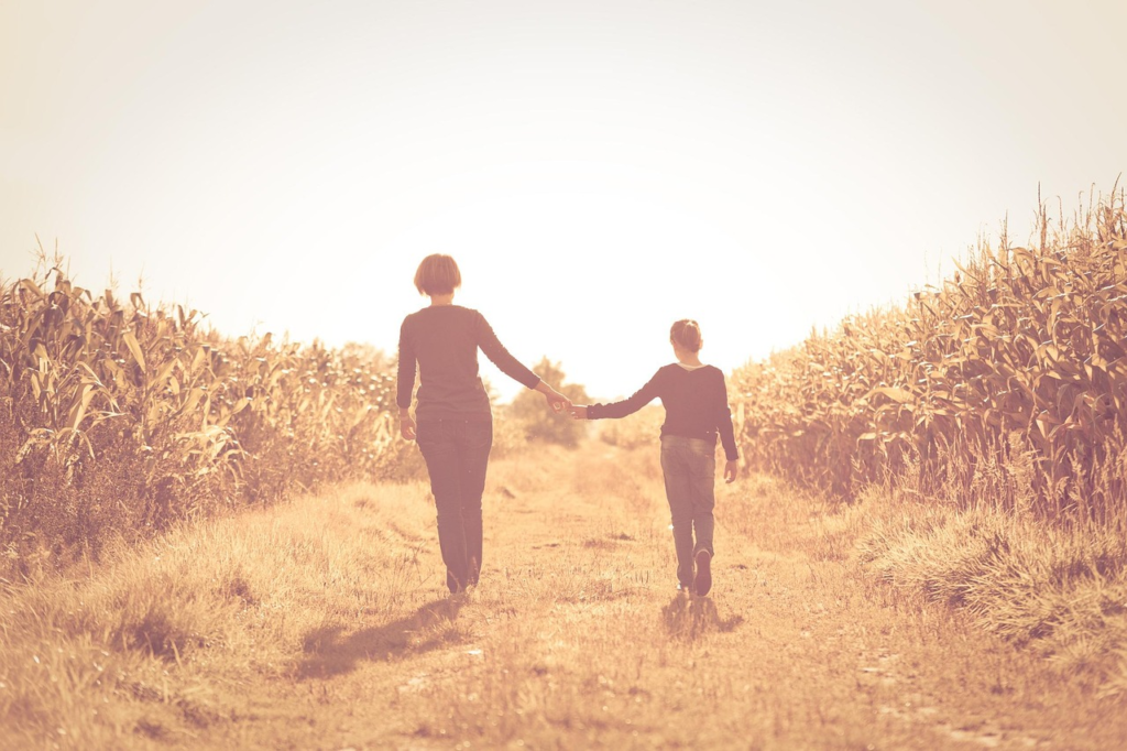 mother, daughter, field, friendship, mother, daughter, daughter, daughter, daughter, daughter
